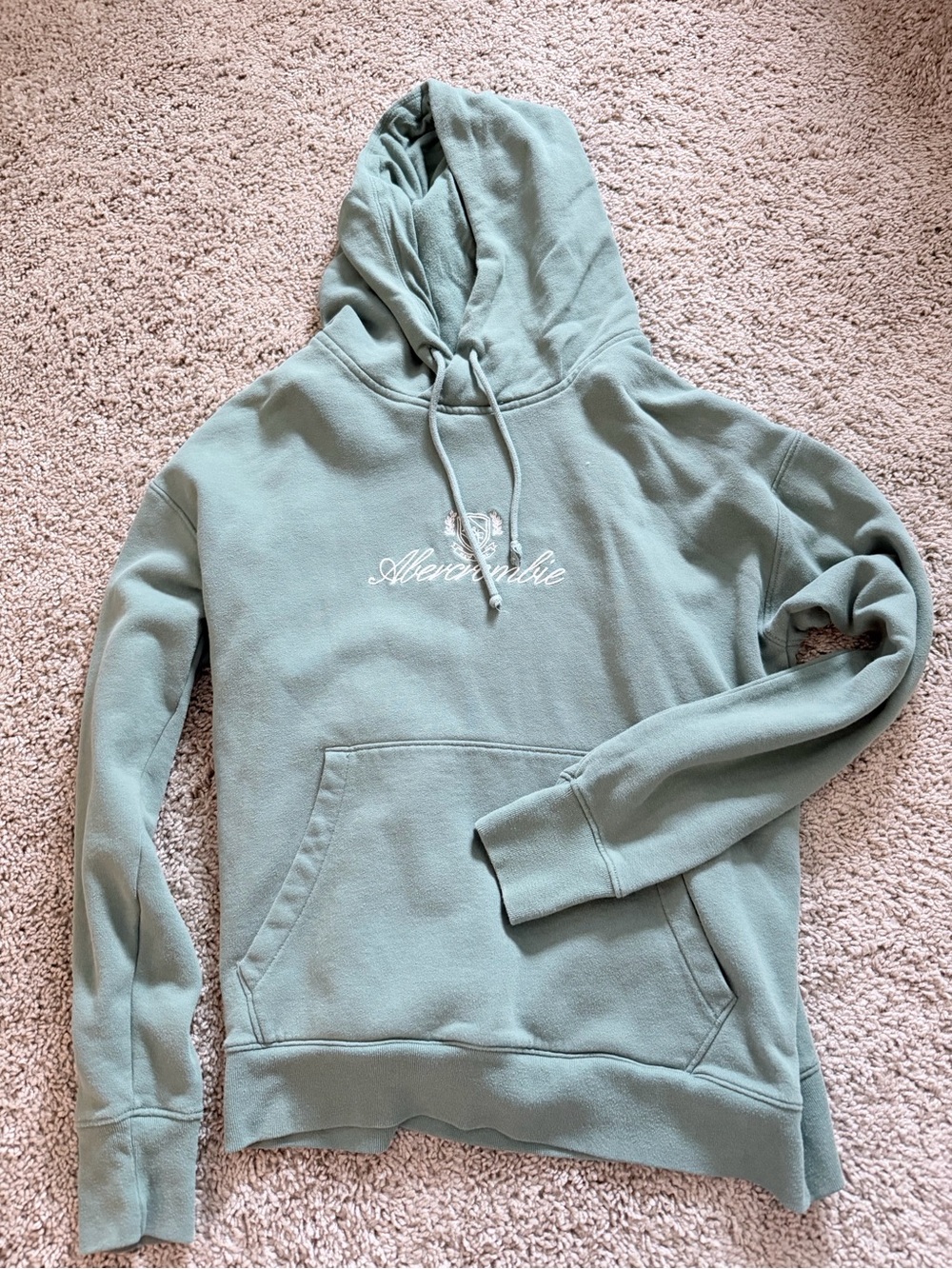 Abercrombie & Fitch Men’s Hoodie - Green Small
